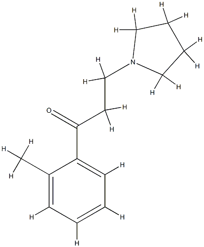 1-Propanone,1-(2-methylphenyl)-3-(1-pyrrolidinyl)-(9CI) CAS#: 807285-55-8
