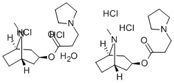 1-Pyrrolidinepropanoic acid, 8-methyl-8-azabicyclo(3.2.1)oct-3-yl este r, dihydrochloride, hydrate, exo- (2:4:1) CAS#: 87168-44-3