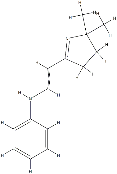 1-Pyrroline,2-(2-anilinovinyl)-5,5-dimethyl-(8CI) CAS#: 802014-06-8