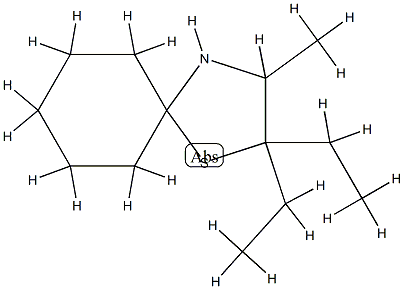 1-Thia-4-azaspiro[4.5]decane,2,2-diethyl-3-methyl-(8CI) CAS#: 802823-19-4