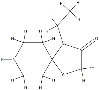1-Thia-4,8-diazaspiro[4.5]decan-3-one,4-ethyl-(8CI) CAS#: 802620-28-6