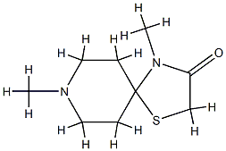 1-Thia-4,8-diazaspiro[4.5]decan-3-one,4,8-dimethyl-(8CI) CAS#: 802897-55-8