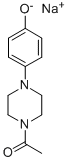 1-acetyl-4-(4-hydroxyphenyl)piperazine , sodiumsalt CAS#: 83949-34-2