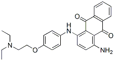 1-amino-4-[4-[(2-diethylamino)ethoxy]phenylamino]anthraquinone CAS#: 83968-81-4