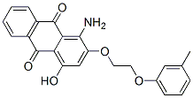 1-amino-4-hydroxy-2-[2-(3-methylphenoxy)ethoxy]anthraquinone CAS#: 85946-14-1