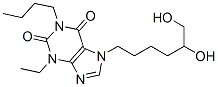 1-butyl-7-(5,6-dihydroxyhexyl)-3-ethyl-purine-2,6-dione CAS#: 86257-20-7