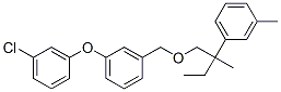 1-chloro-3-[3-[[2-methyl-2-(3-methylphenyl)butoxy]methyl]phenoxy]benze ne CAS#: 80843-81-8