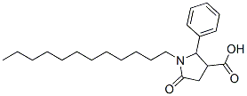 1-dodecyl-5-oxo-2-phenylpyrrolidine-3-carboxylic acid CAS#: 80722-12-9