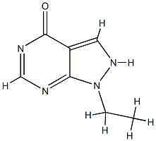 1-ethyl-1H-pyrazolo[3,4-d]pyriMidin-4(5H)-one CAS#: 89852-92-6