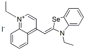 1-ethyl-4-[(3-ethyl-3H-benzoselenazol-2-ylidene)methyl]quinolinium iodide CAS#: 84255-09-4