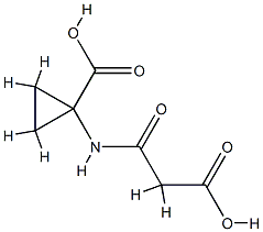 1-(malonylamino)cyclopropane-1-carboxylic cid CAS#: 80550-27-2