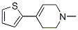 1-methyl-4-(2-thienyl)-1,2,3,6-tetrahydropyridine CAS#: 80353-09-9