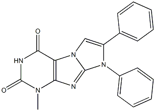 1-methyl-7,8-diphenyl-1H-imidazo[2,1-f]purine-2,4(3H,8H)-dione CAS#: 85592-04-7