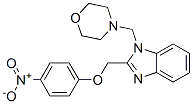 1-(morpholin-4-ylmethyl)-2-[(4-nitrophenoxy)methyl]benzoimidazole CAS#: 84138-40-9