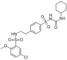 1-((p-(2-(3-Chloro-6-methoxybenzenesulfonamido)ethyl)phenyl)sulfonyl)- 3-cyclohexylurea CAS#: 81533-88-2