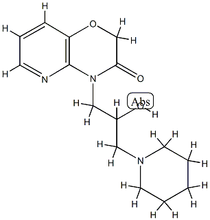 10-[2-hydroxy-3-(1-piperidyl)propyl]-7-oxa-2,10-diazabicyclo[4.4.0]dec a-2,4,11-trien-9-one CAS#: 86267-11-0