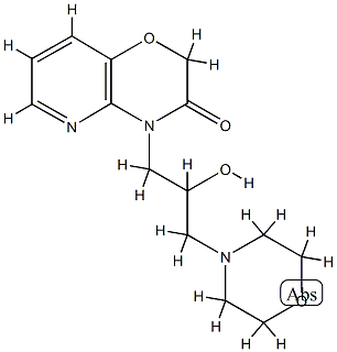 10-(2-hydroxy-3-morpholin-4-yl-propyl)-7-oxa-2,10-diazabicyclo[4.4.0]d eca-2,4,11-trien-9-one CAS#: 86267-12-1