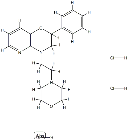 10-(2-morpholin-4-ylethyl)-8-phenyl-7-oxa-2,10-diazabicyclo[4.4.0]deca -2,4,11-triene trihydrochloride CAS#: 86979-94-4