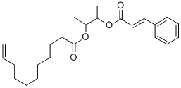 10-Undecenoic acid, 1-methyl-2-((1-oxo-3-phenyl-2-propenyl)oxy)propyl  ester CAS#: 84006-35-9