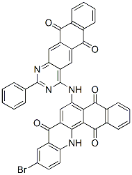 10-bromo-6-[(6,11-dihydro-6,11-dioxo-2-phenylnaphtho[2,3-g]quinazolin-4-yl)amino]naphth[2,3-c]acridine-5,8,14(13H)-trione CAS#: 83732-88-1