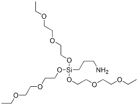 10,10-bis[2-(2-ethoxyethoxy)ethoxy]-3,6,9-trioxa-10-silatridecan-13-amine CAS#: 88127-80-4