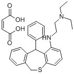 11-(2-Diethylaminoethylamino)-11-phenyl-6,11-dihydrodibenzo(b,e)thiepi n maleate CAS#: 84964-47-6