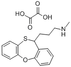 11-(3-Methylaminopropyl)-11H-dibenzo(b,f)-1,4-oxathiepin hydrogen oxal ate CAS#: 82387-11-9
