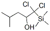 1,1-Dichloro-4-methyl-1-trimethylsilyl-2-pentanol CAS#: 88920-85-8