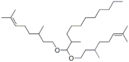 1,1-bis[(3,7-dimethyloct-6-enyl)oxy]-2-methylundecane CAS#: 84434-21-9