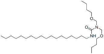 1,1-bis(butoxymethyl)-3-octadecylurea CAS#: 85712-02-3