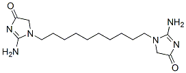 1,1'-(decane-1,10-diyl)bis[2-amino-1,5-dihydro-4H-imidazol-4-one] CAS#: 85508-21-0