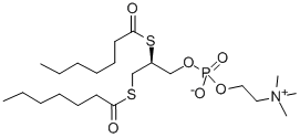 1,2-BIS(HEPTANOYLTHIO)GLYCEROPHOSPHOCHOLINE CAS#: 89019-63-6