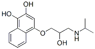 1,2-Naphthalenediol, 4-(2-hydroxy-3-((1-methylethyl)amino)propoxy)- CAS#: 89710-82-7