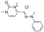 1,2-dihydro-1,3-dimethyl-4-[(methylphenylhydrazono)methyl]-2-oxopyrimidinium chloride CAS#: 84912-24-3