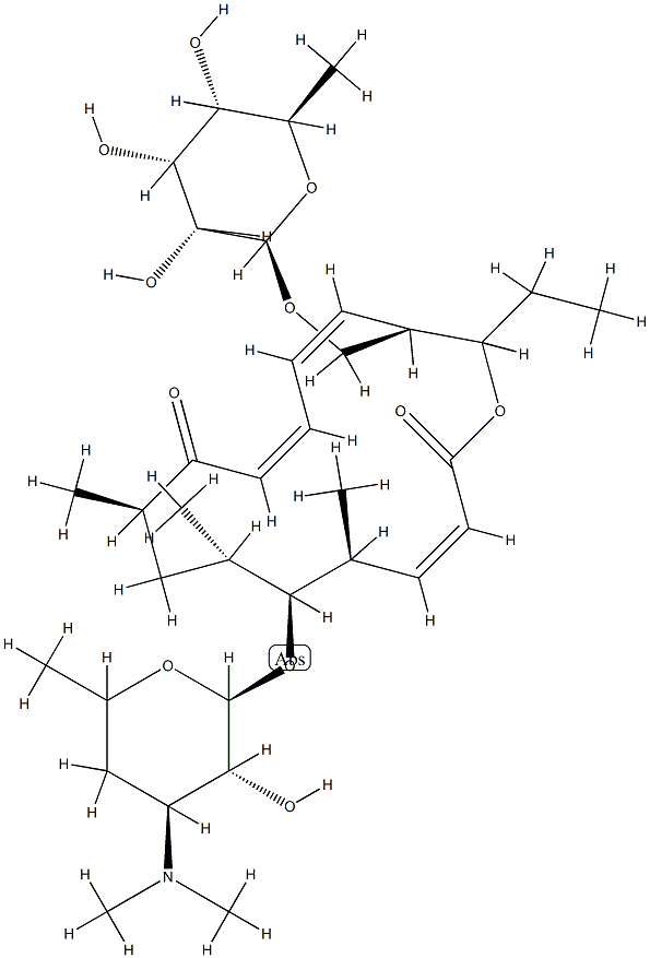 12,13-Didehydro-2''-O,3''-O-didemethyl-12,12-O-seco-13-deoxymycinamicin I CAS#: 85687-36-1