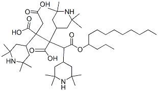 1,2,3-tris(2,2,6,6-tetramethyl-4-piperidyl) 4-tridecyl butane-1,2,3,4-tetracarboxylate CAS#: 84696-71-9