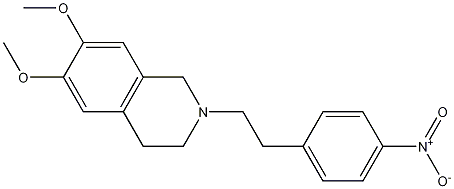 1,2,3,4-Tetrahydro-6,7-dimethoxy-2-[2-(4-nitrophenyl)ethyl]isoquinoline CAS#: 82925-01-7