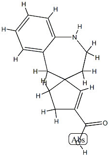 1,2,3,5-tetrahydro-Spiro[4H-1-benzazepine-4,1''-[2]cyclopentene]-3''-carboxylic acid CAS#: 813426-13-0