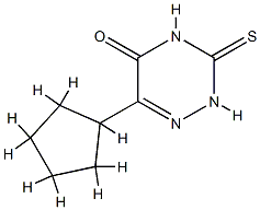 1,2,4-Triazin-5(2H)-one,6-cyclopentyl-3,4-dihydro-3-thioxo-(9CI) CAS#: 824983-26-8