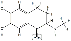 1(2H)-Naphthalenone,3,4-dihydro-6,7-dihydroxy-2-(methylamino)-(9CI) CAS#: 87128-59-4