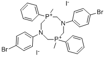 1,3-Di-p-bromophenyl-3,7-diphenyl-3,7-dimethyl-1,5-diaza-3,7-diphospho niacyclooctane 2I CAS#: 85684-43-1