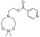 1,3-Dioxa-6-aza-2-silacyclooctane-6-ethanol, 2,2-dimethyl-, isonicotin ate (ester) CAS#: 80510-93-6