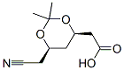 1,3-Dioxane-4-aceticacid,6-(cyanomethyl)-2,2-dimethyl-,(4R,6R)-(9CI) CAS#: 807312-27-2