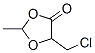 1,3-Dioxolan-4-one,  5-(chloromethyl)-2-methyl- CAS#: 86164-33-2