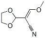 1,3-Dioxolane-2-acetonitrile,  -alpha--(methoxymethylene)- CAS#: 87647-16-3