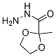 1,3-Dioxolane-2-carboxylicacid,2-methyl-,hydrazide(7CI,9CI) CAS#: 89364-93-2