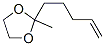 1,3-Dioxolane, 2-methyl-2-(4-pentenyl)- (9CI) CAS#: 86646-44-8