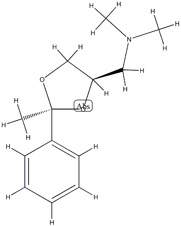 1,3-Dioxolane-4-methylamine,N,N,2-trimethyl-2-phenyl-,stereoisomer(8CI) CAS#: 802894-74-2