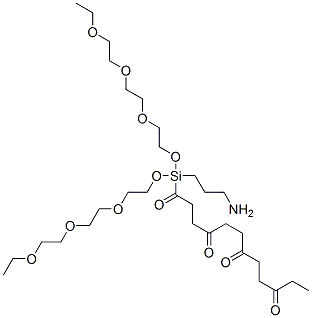 13,13-bis[2-[2-(2-ethoxyethoxy)ethoxy]ethoxy]-3,6,9,12-tetraoxo-13-silahexadecan-16-amine CAS#: 88127-82-6