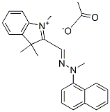 1,3,3-trimethyl-2-[(methyl-2-naphthylhydrazono)methyl]-3H-indolium acetate CAS#: 85005-76-1